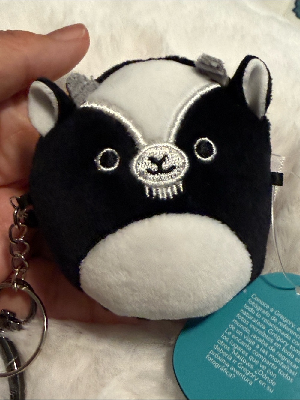 Gregory the Goat Micromallow Plush Keychain/ Bag Charm- NWT